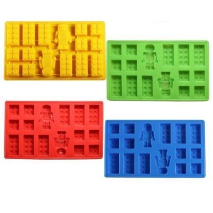 Lego ukko ja lego  jääpala/suklaa muotti - Image 3