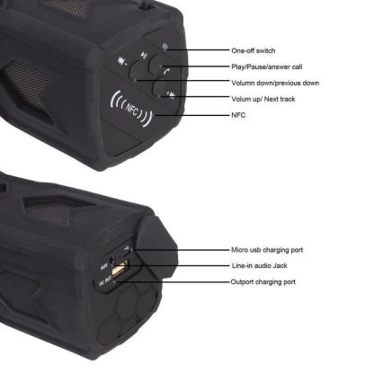 Vedenkestävä Bluetooth Kaiutin PT-390A - Image 6