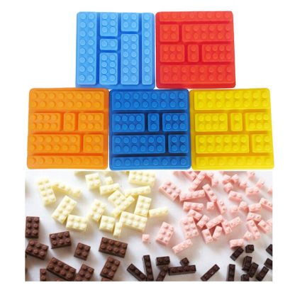 Lego jääpala ja suklaa muotti